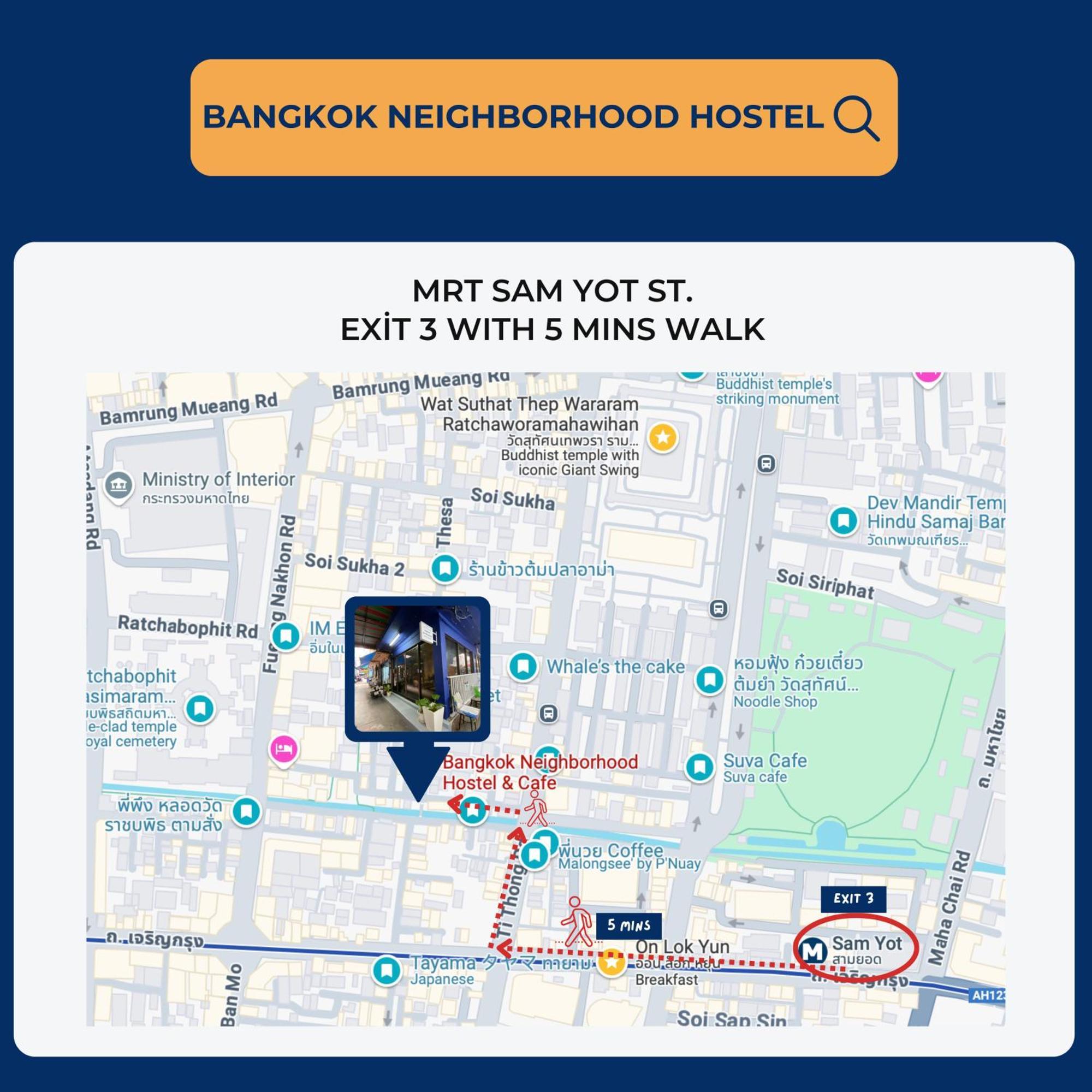 Bangkok Neighborhood Hostel Exterior photo